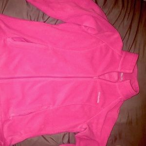 Pink columbia zip up